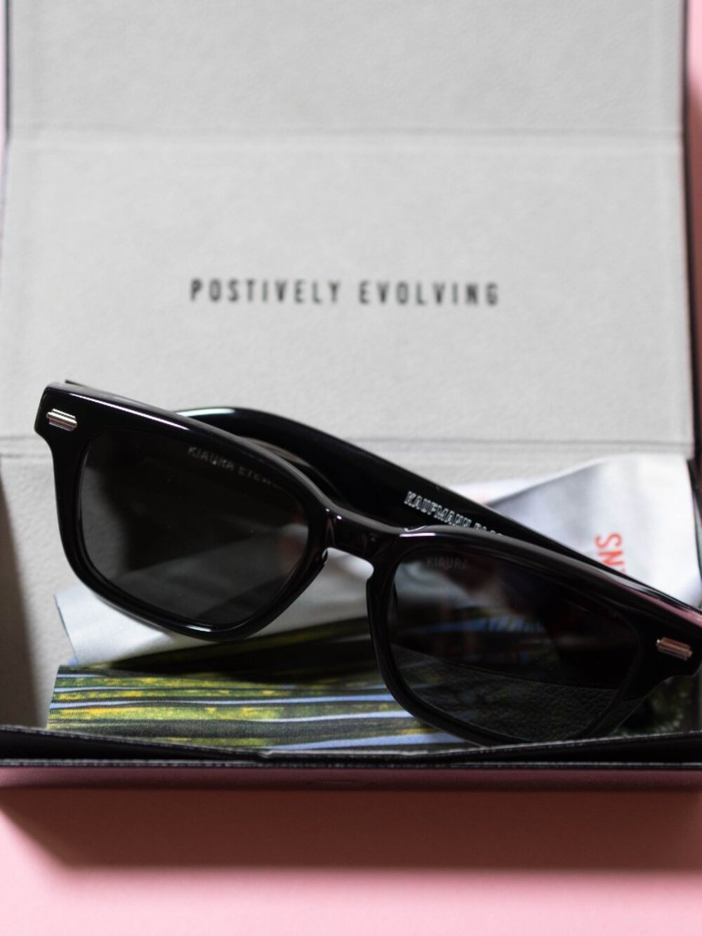 KIAURA Sunglasses in Black Crystal - Picture 9 of 12